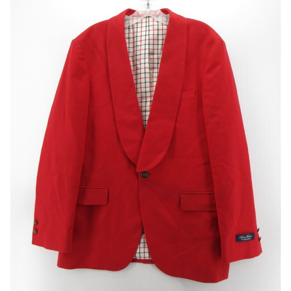 Brooks Brothers Sport Coat 40 Blazer Sack Jacket Ivy Shawl Dinner Preppy